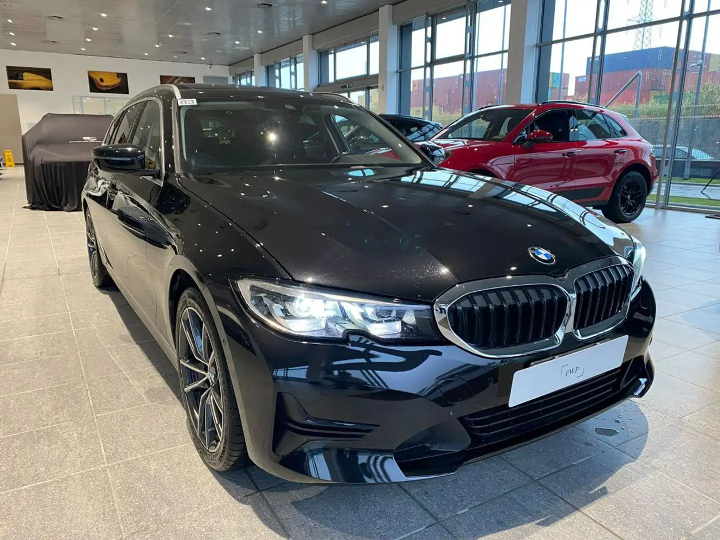 BMW 316 316 d Touring Mild Hybrid Advantage - Unico propr. Nero - 2