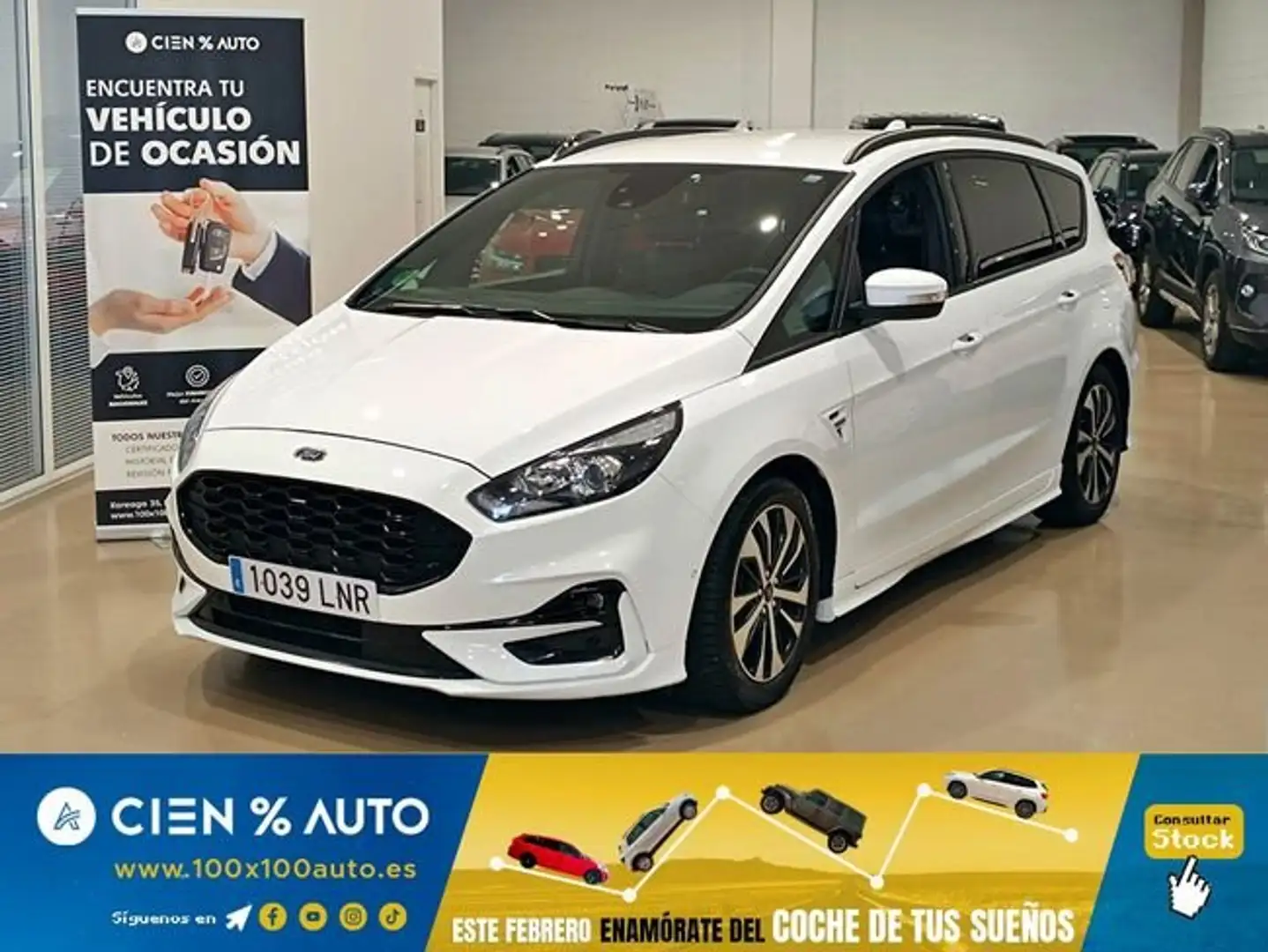 Ford S-Max 2.0TDCi Panther ST-Line Powershift 150 Blanco - 1