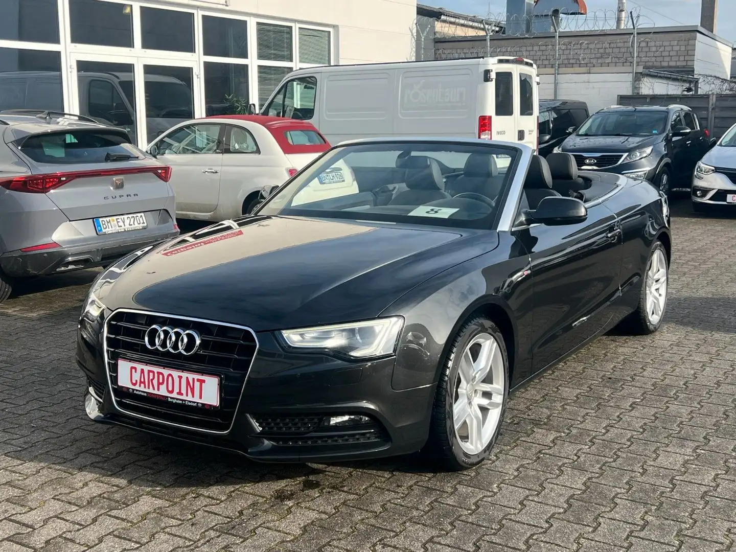 Audi A5 Cabriolet 1.8TFSI/S-LINE/LEDER/NAVI/XENON/PDC Schwarz - 1