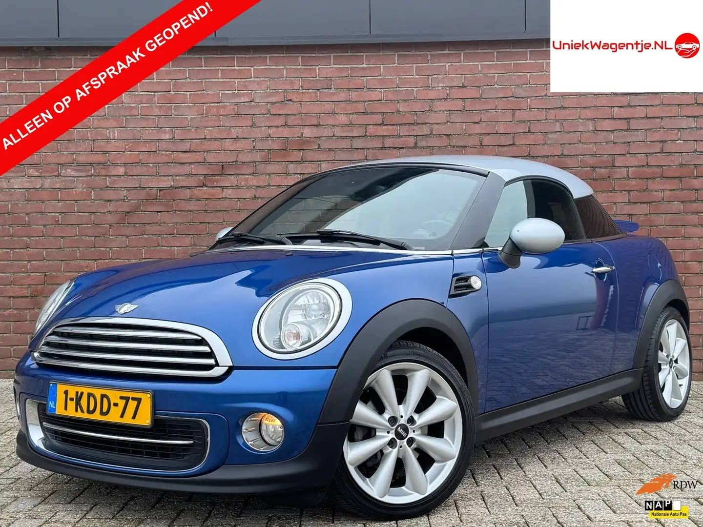 MINI Cooper Coupe Mini 1.6 CHILI | NL-AUTO! | NAVI | CLIMA! Blauw - 1