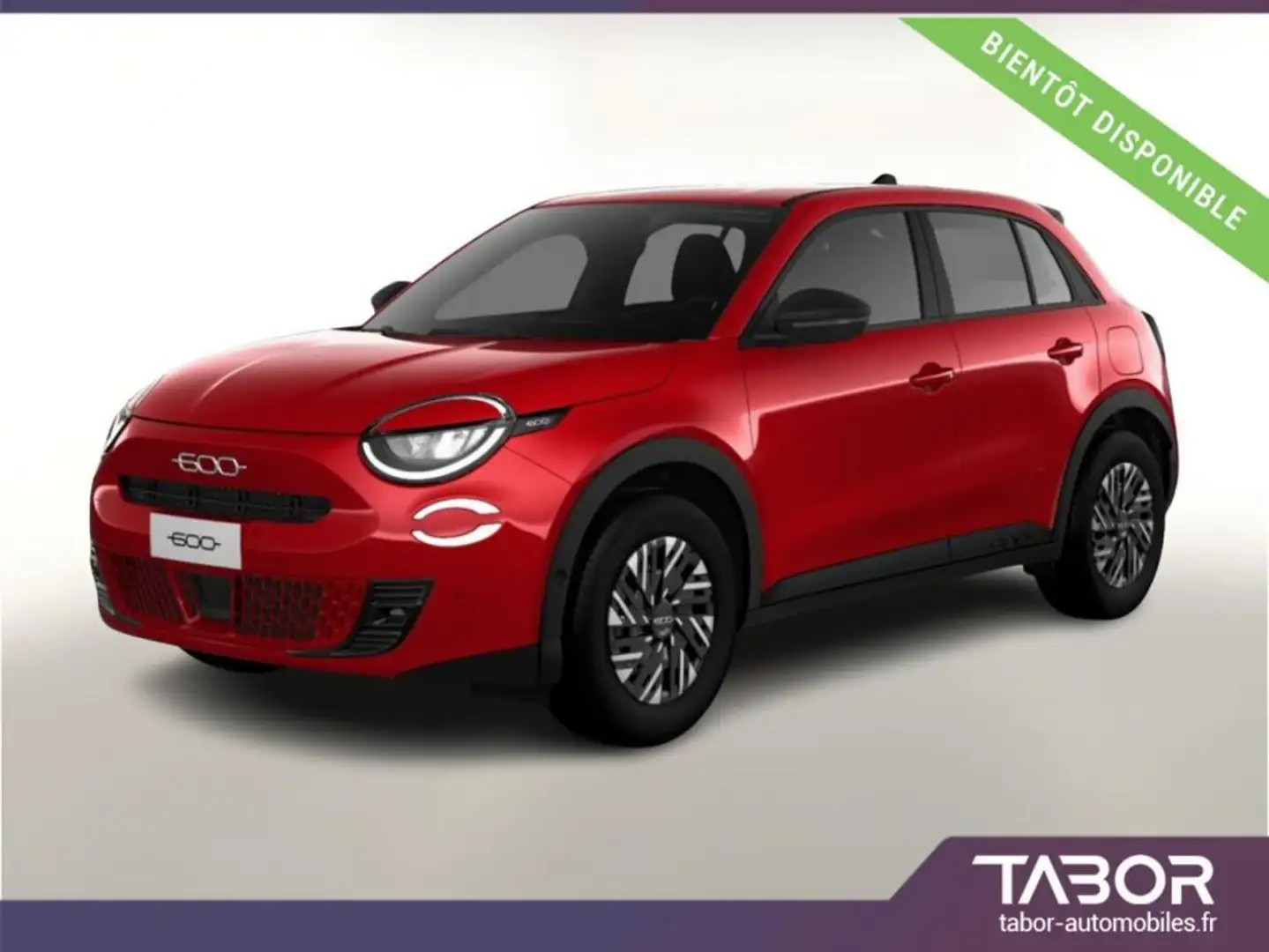 Fiat 600 MHEV 145 DCT GPS 2xPDC cam ADML LED BT Rouge - 1