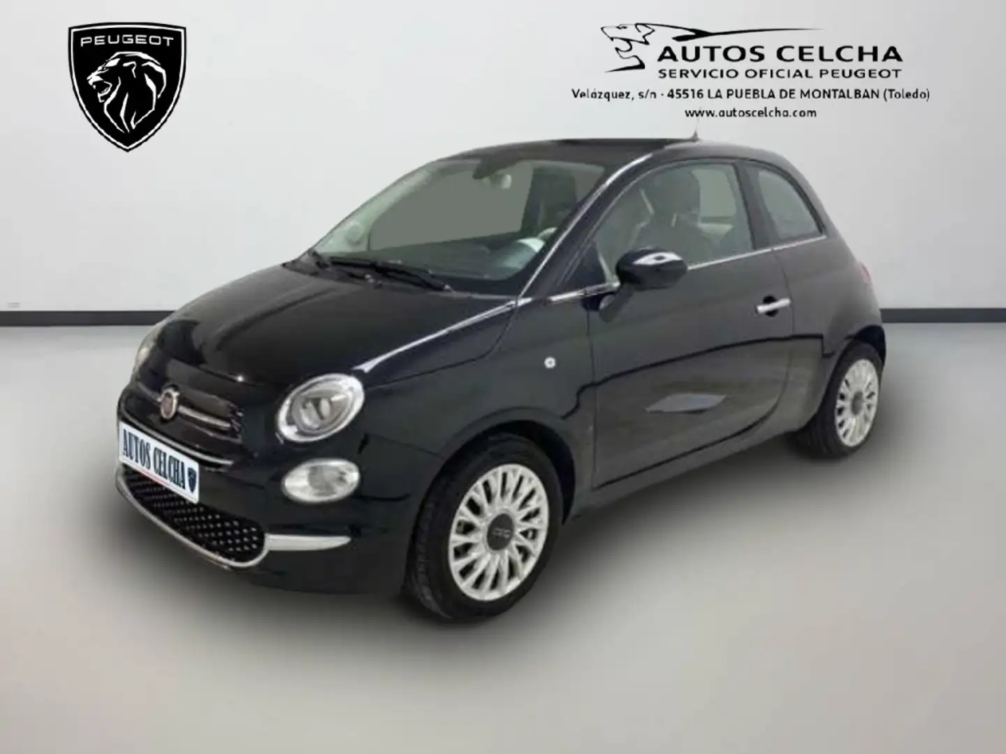 Fiat 500 Pequeño Manual de 3 Puertas Noir - 1