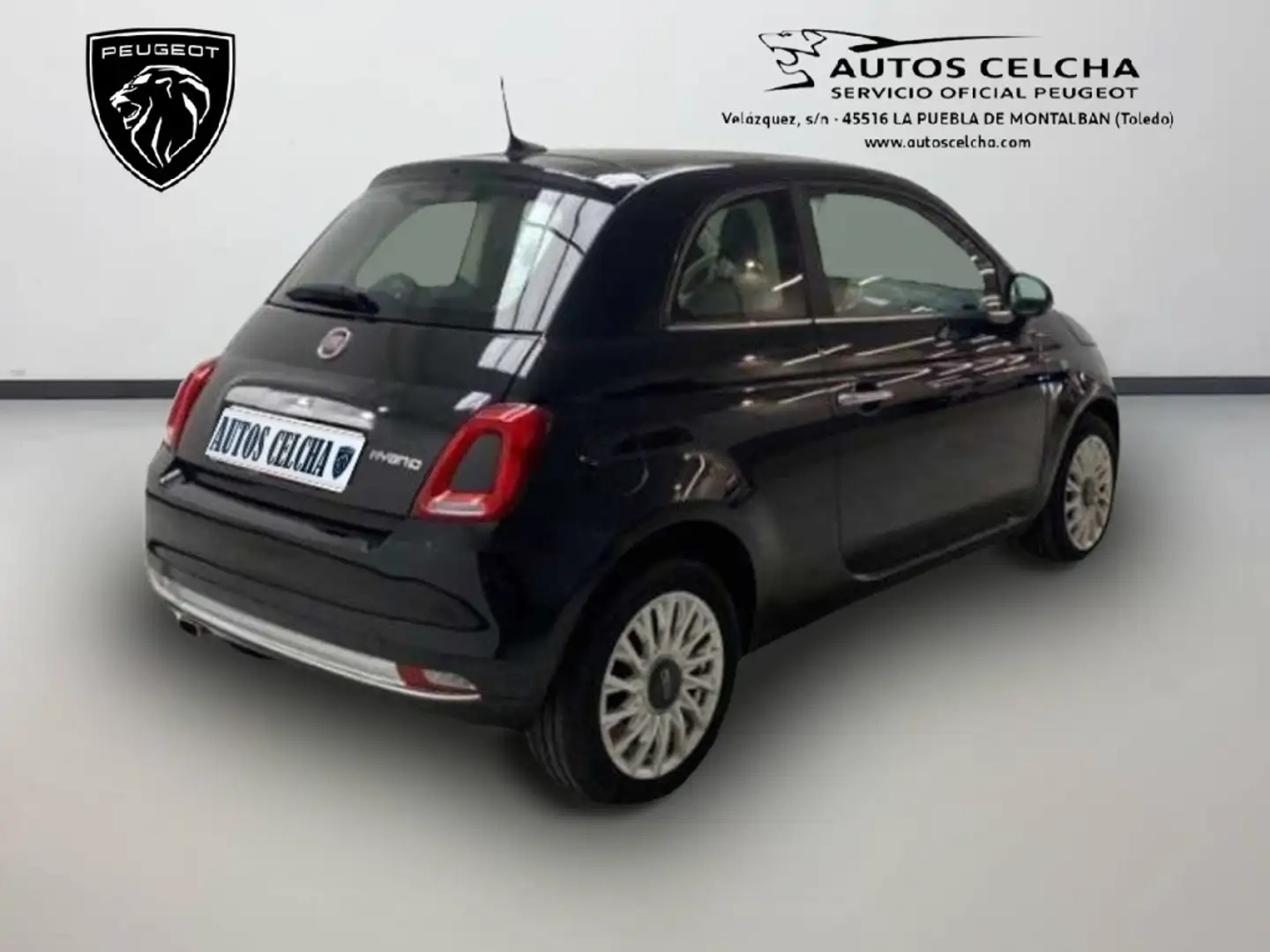 Fiat 500 Pequeño Manual de 3 Puertas Noir - 2