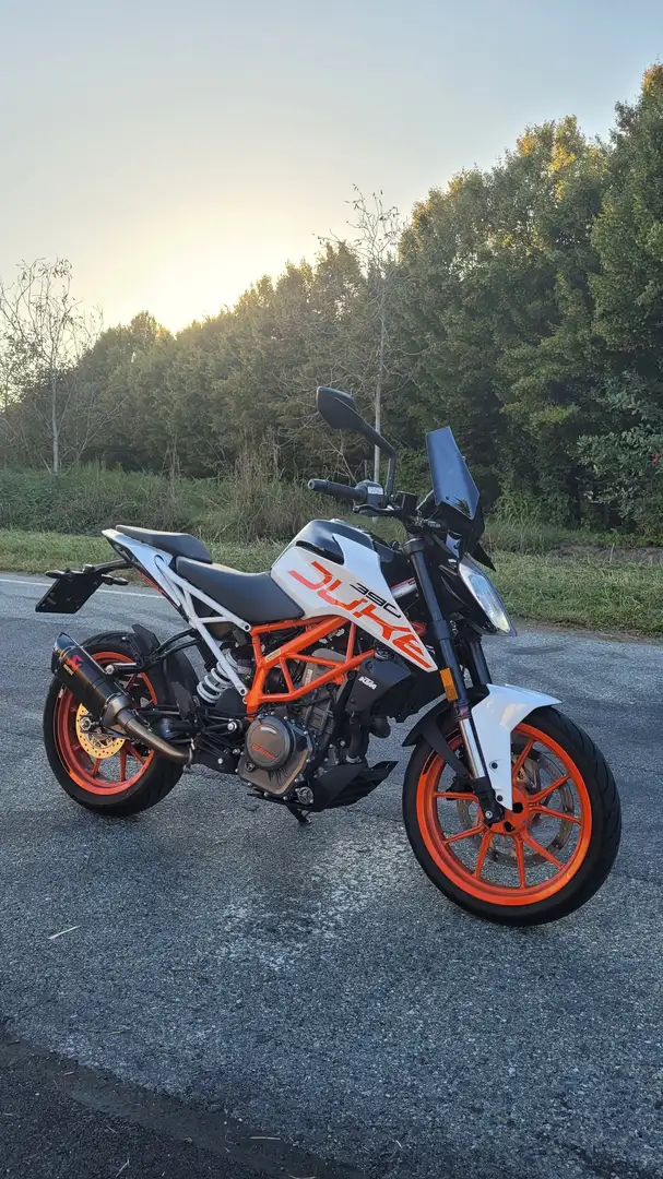 KTM 390 Duke ABS Bianco - 2