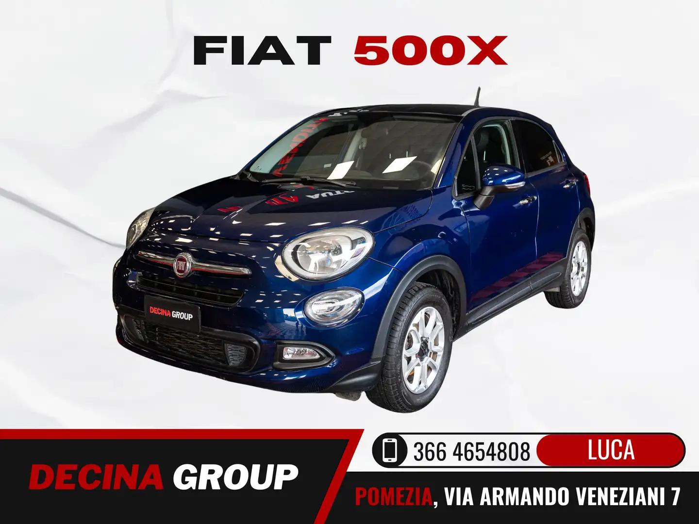 Fiat 500X 1.3 Multijet Pop Star 95 cv PREZZO REALE-CAR PLAY Bleu - 1