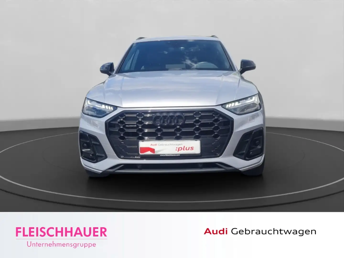 Audi Q5 40 TDI quattro S line Navi+Matrix+AHK+CarPlay+APS Silber - 2