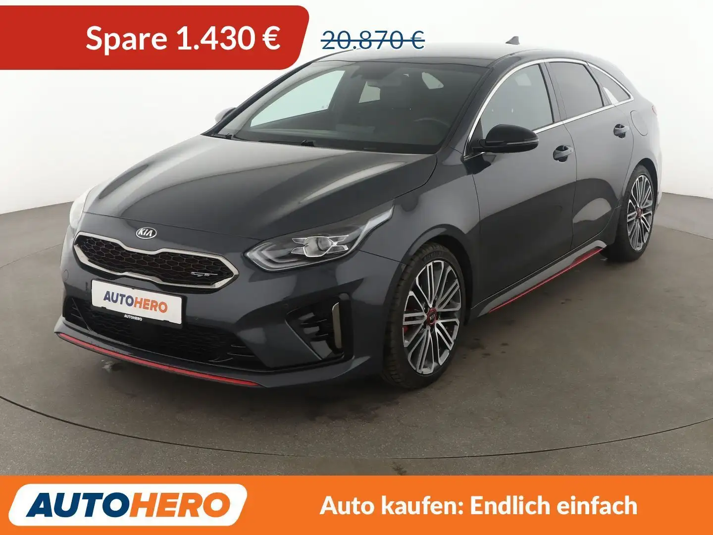 Kia ProCeed / pro_cee'd 1.6 TGDI GT*NAVI*LED*TEMPO*CAM*PDC*SHZ* Schwarz - 1