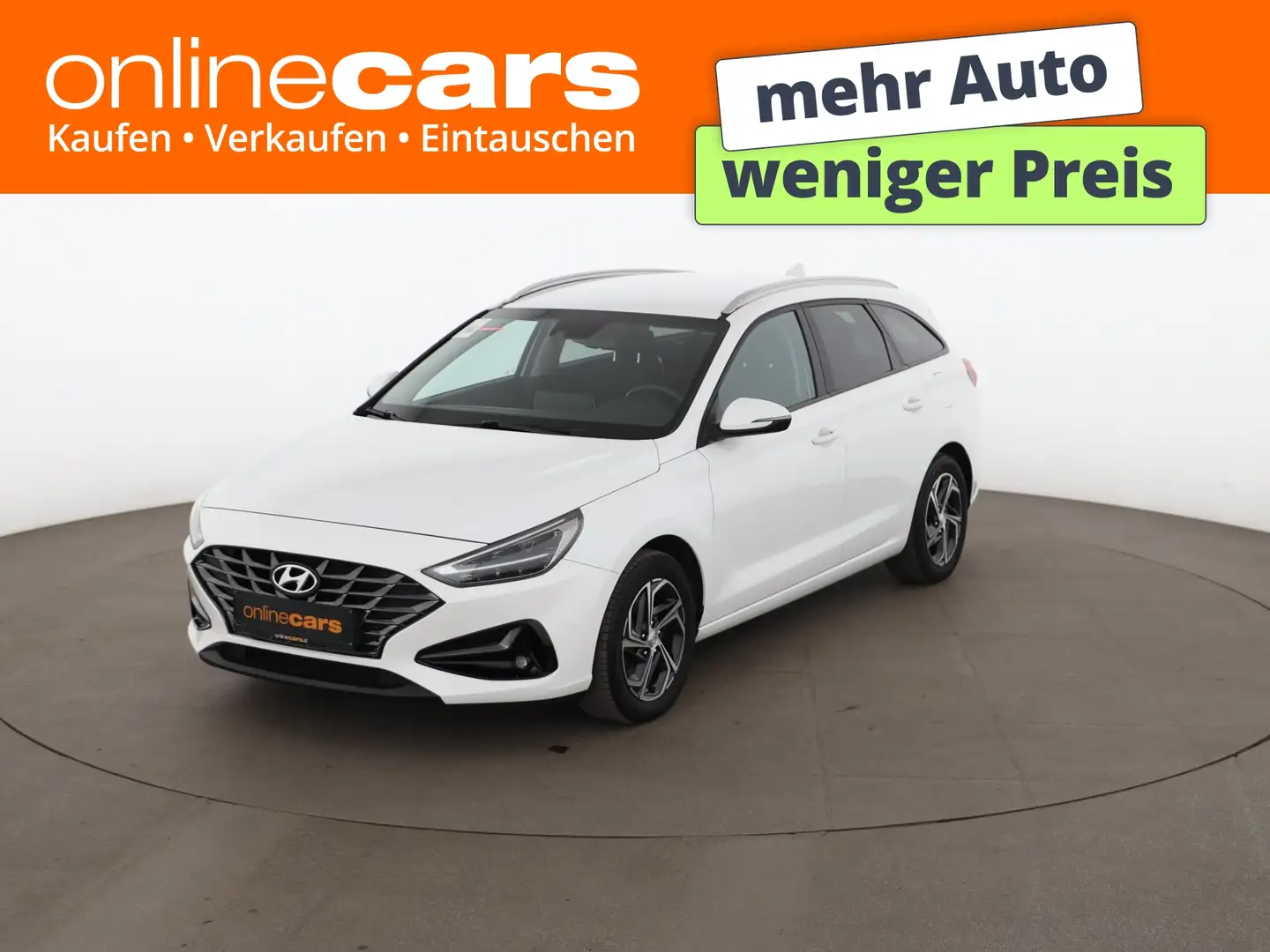 Hyundai i30 cw 1.6 CRDi LED NAVI R-CAM SITZHZG ASSIST Weiß - 1