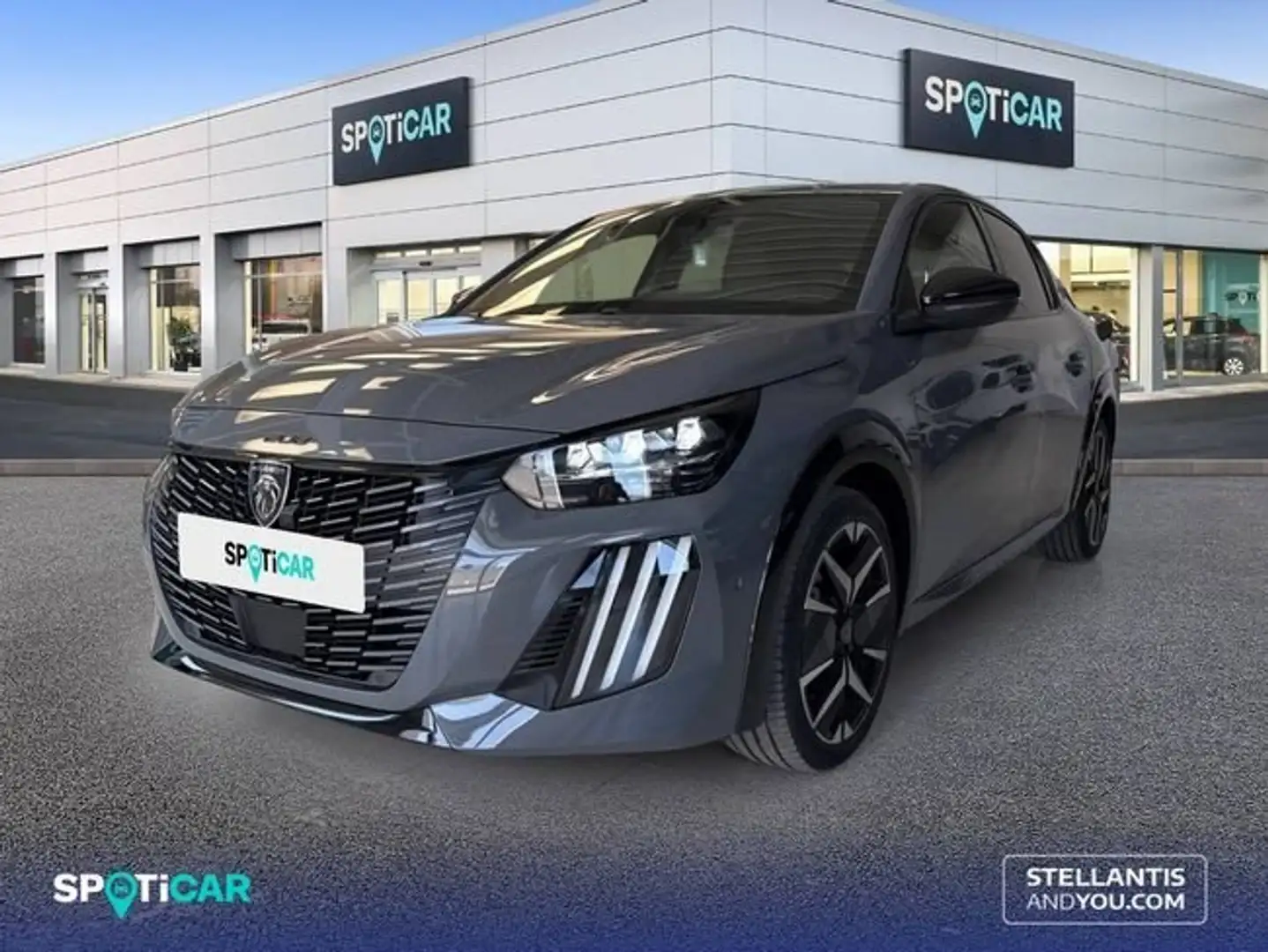 Peugeot 208 1.2 Hybrid GT e-DCS6 136 Gris - 1