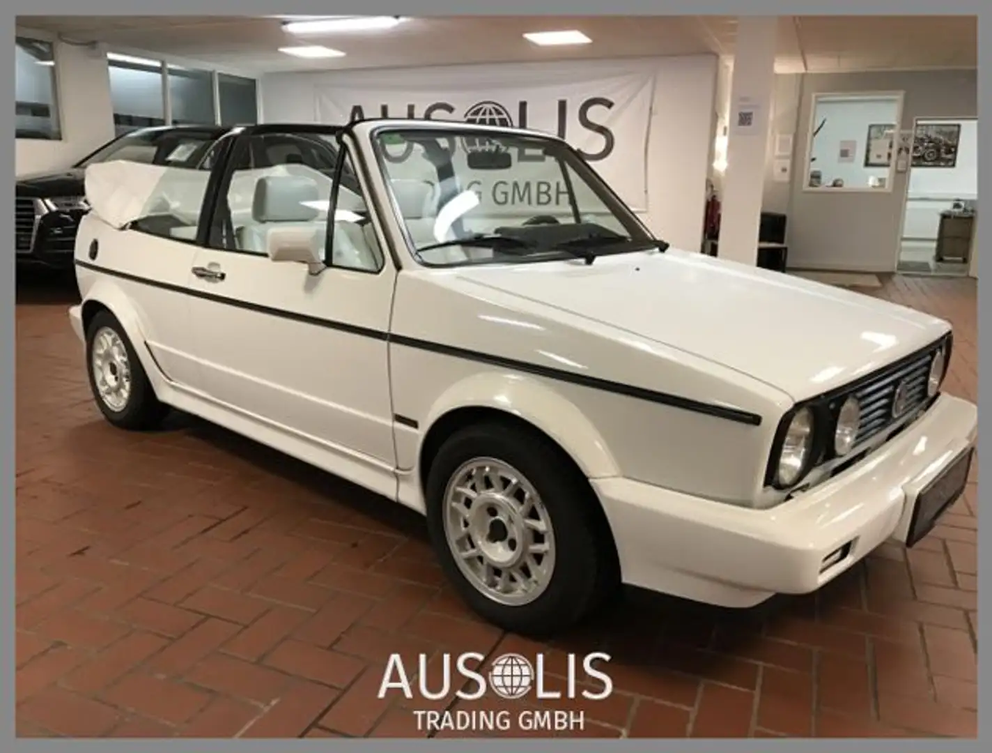 Volkswagen Golf Cabriolet Quartett,Oldtimer Servo,Leder Weiß - 1