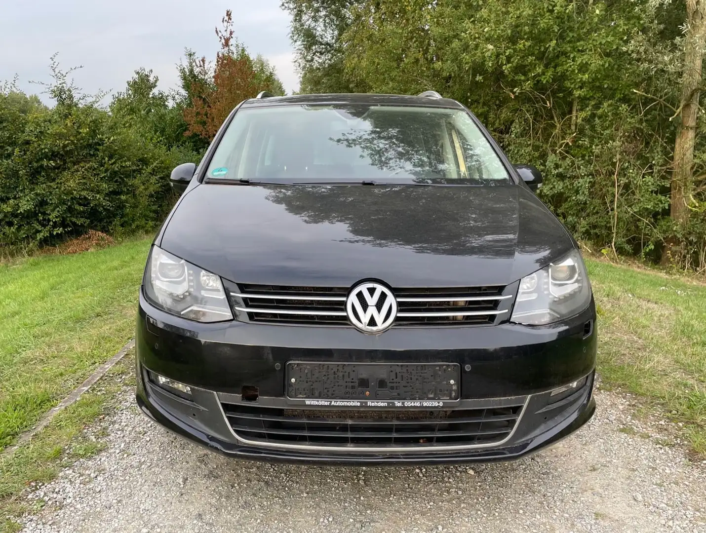 Volkswagen Sharan Life 2.0l TDI 1.Hand 7Sitzer Xenon Euro5 Noir - 2