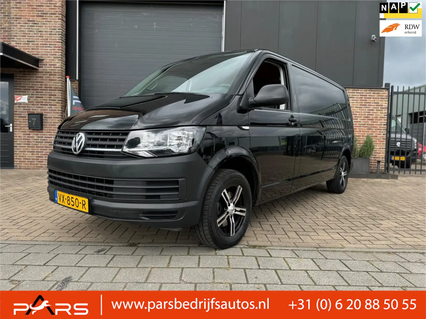 Volkswagen Transporter 2.0 TDI L2H1 DC Trendline 140PK Lang BJ 2016 Airco - 1
