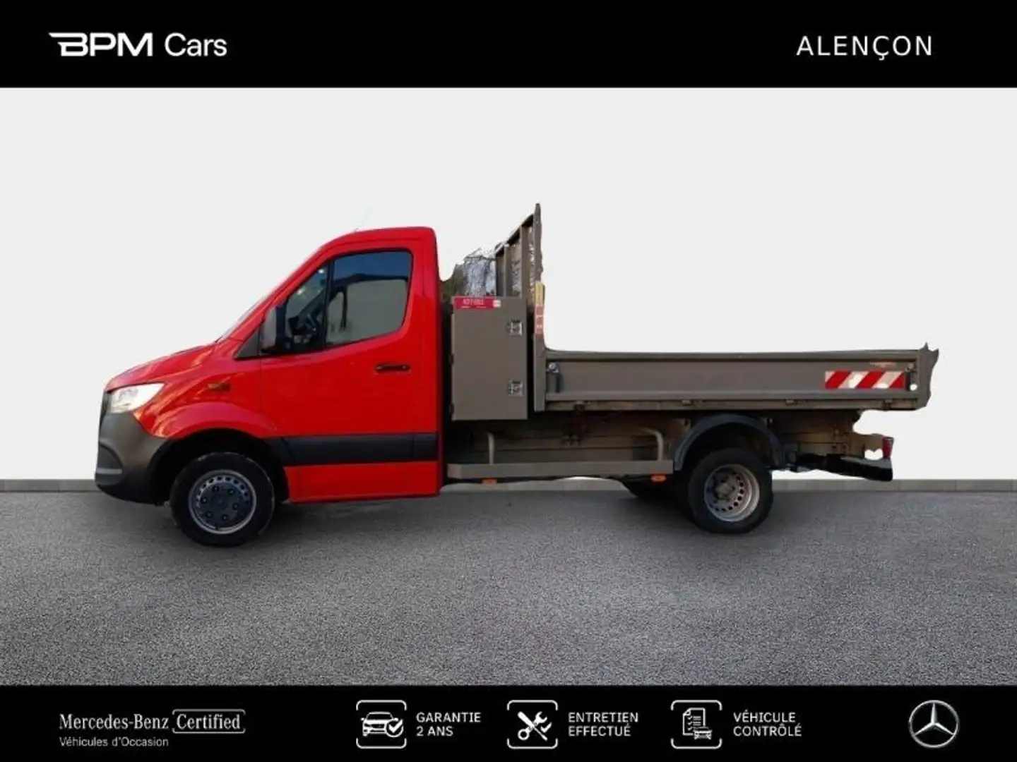 Mercedes-Benz Sprinter 314 CDI 37 3T5 Propulsion 24900 ¤ HT Rouge - 2