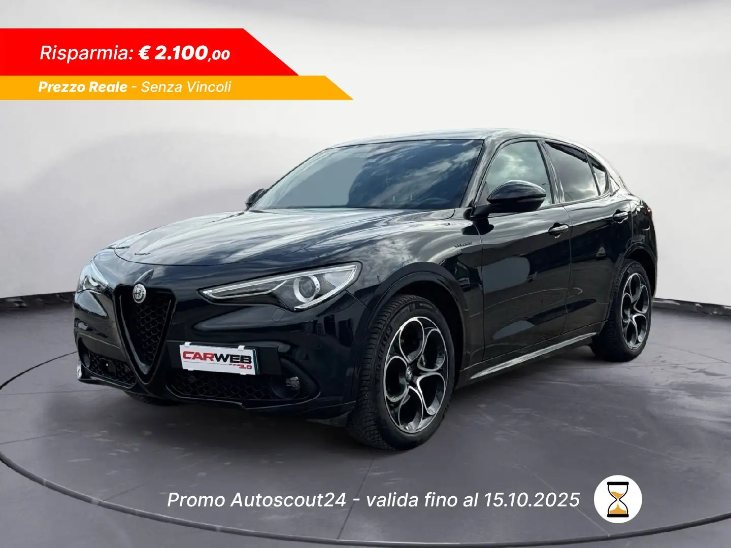 Alfa Romeo Stelvio 2.2 TDI 210 CV AT8 Q4 VELOCE Noir - 1