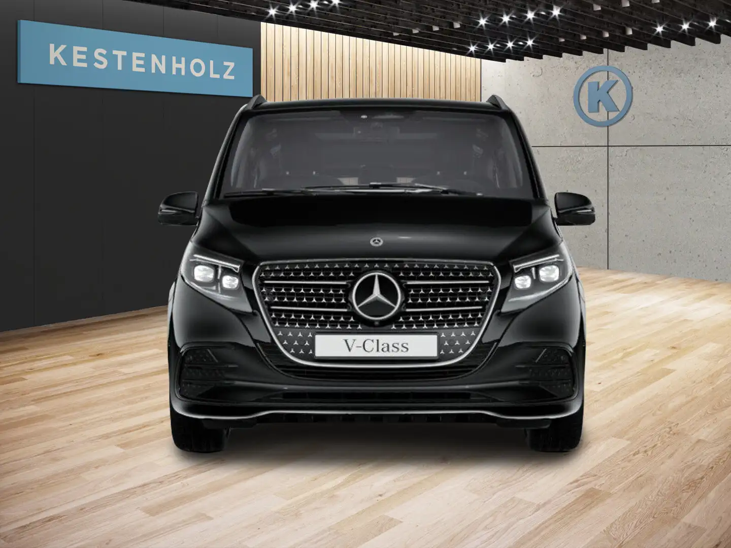 Mercedes-Benz V 250 V 250 d AVANTGARDE Lang *AMG*AHK*PANO*EL-TÜREN* Schwarz - 2