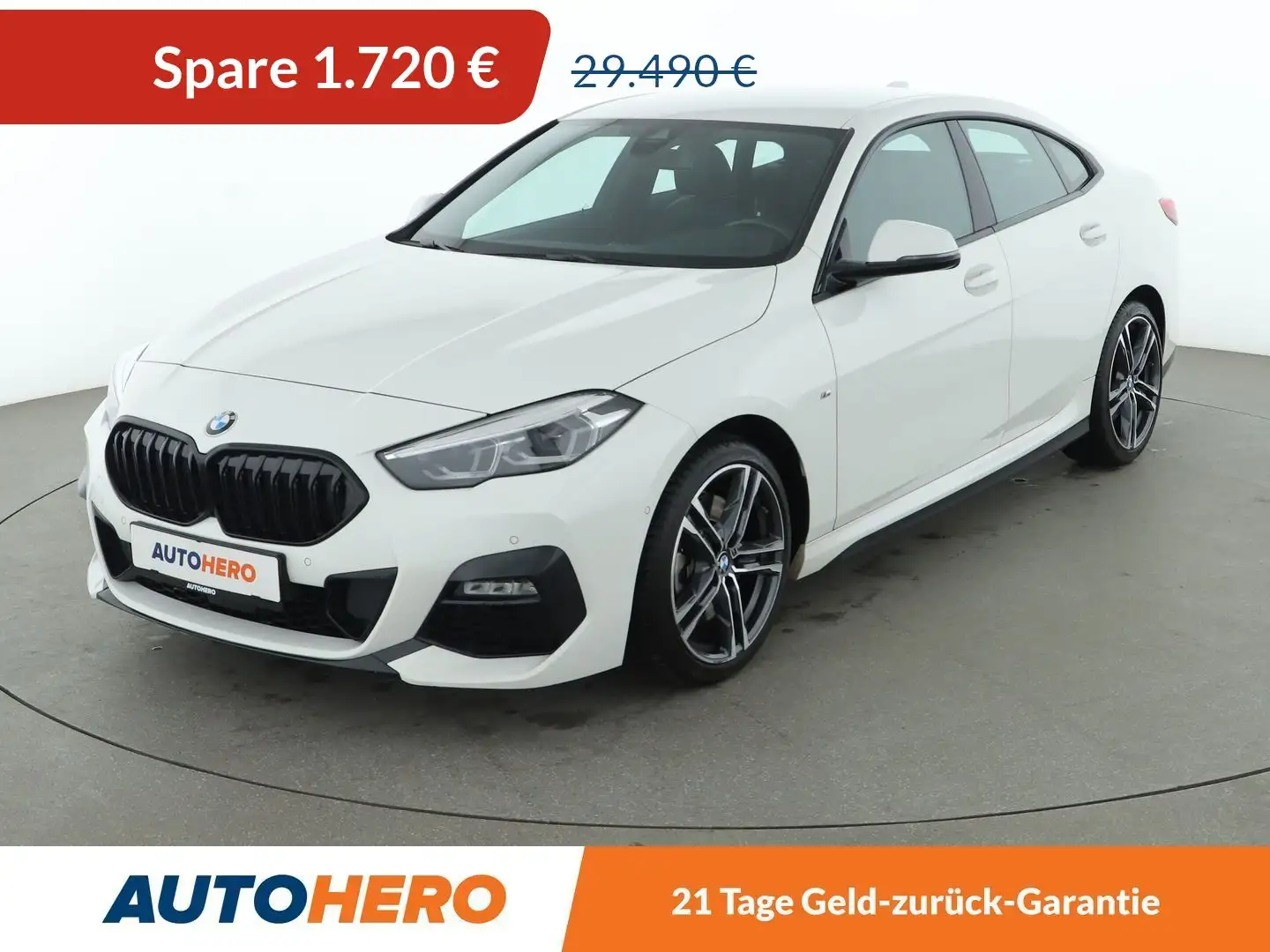 BMW 220 220d Gran Coupe M Sport Aut.*NAVI*LED*TEMPO* Weiß - 1