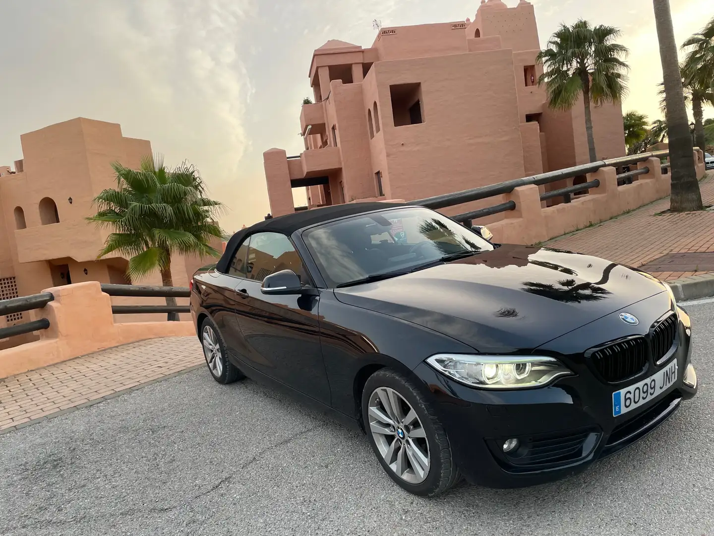 BMW 218 218d Cabrio Negro - 1