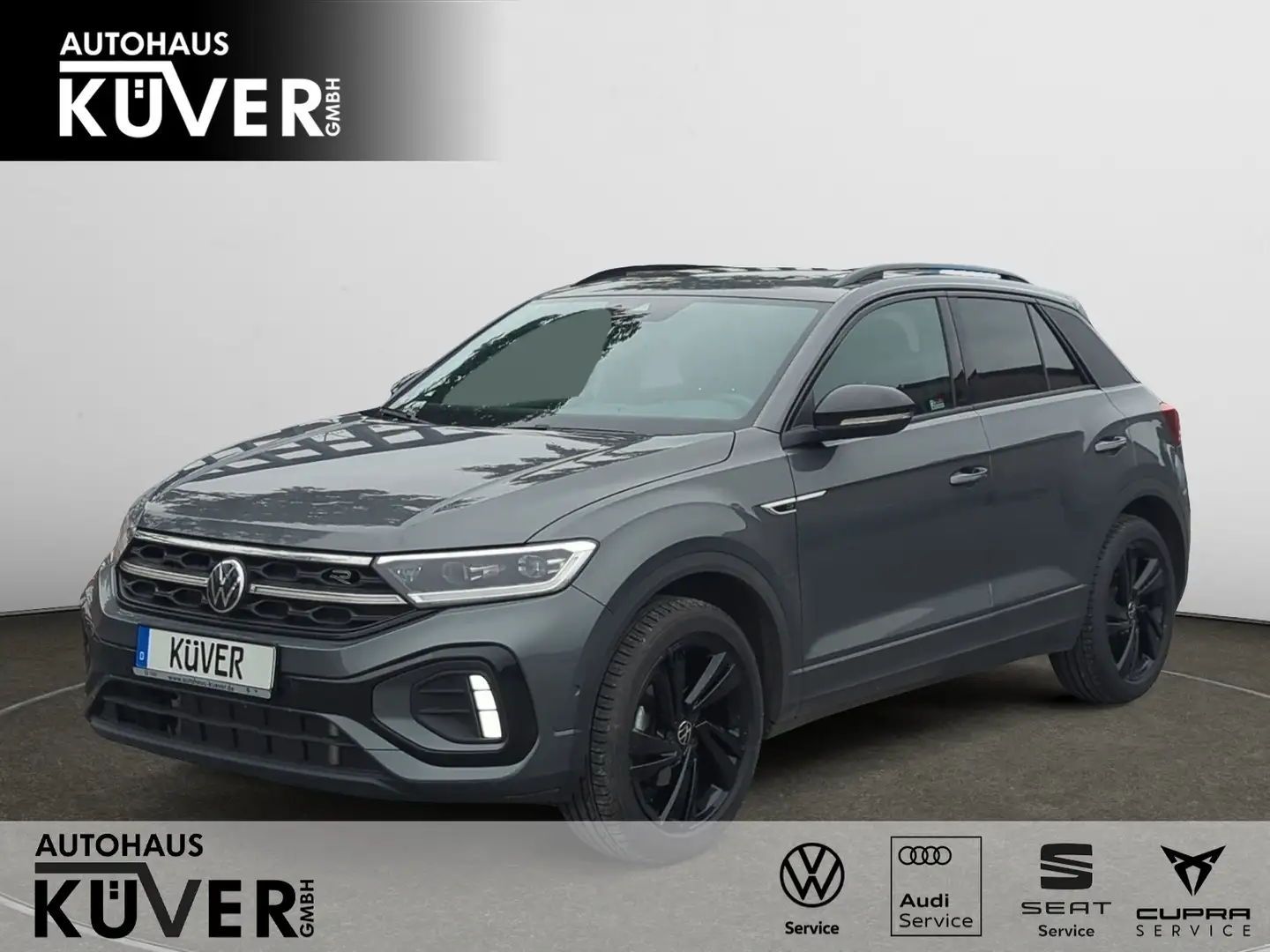 Volkswagen T-Roc R-Line 1,5 TSI DSG Navi+Pano+AHK+Matrix Grau - 1