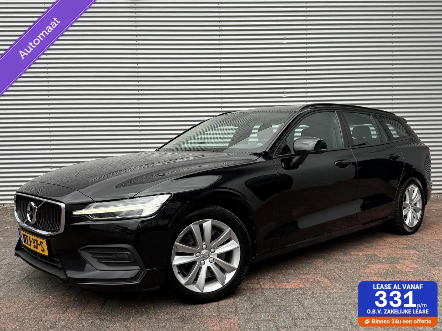 Volvo V60 2.0 B3 Automaat Cruise Carplay Led Camera BJ 2021 Zwart - 1