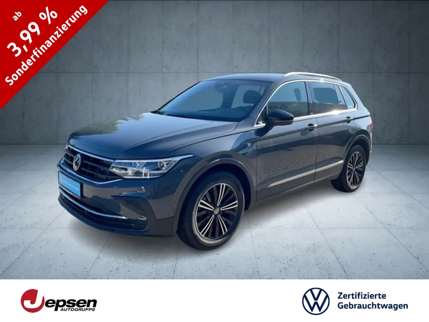 Volkswagen Tiguan MOVE 2.0TDI DSG SHZvo/hi+Stdhz+AHK+Kamera Grau - 1