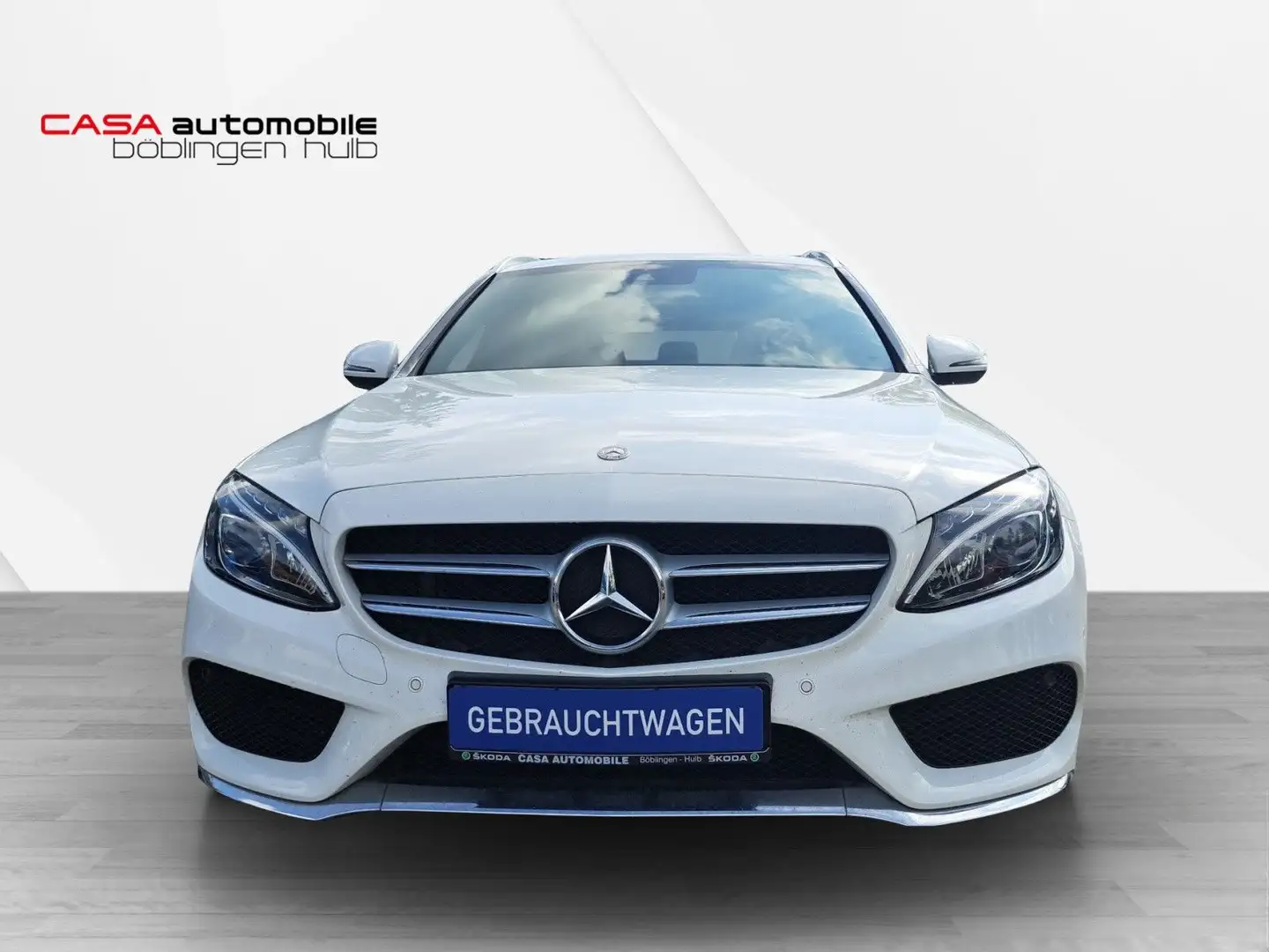 Mercedes-Benz C 250 T AMG Line Navi Weiß - 2