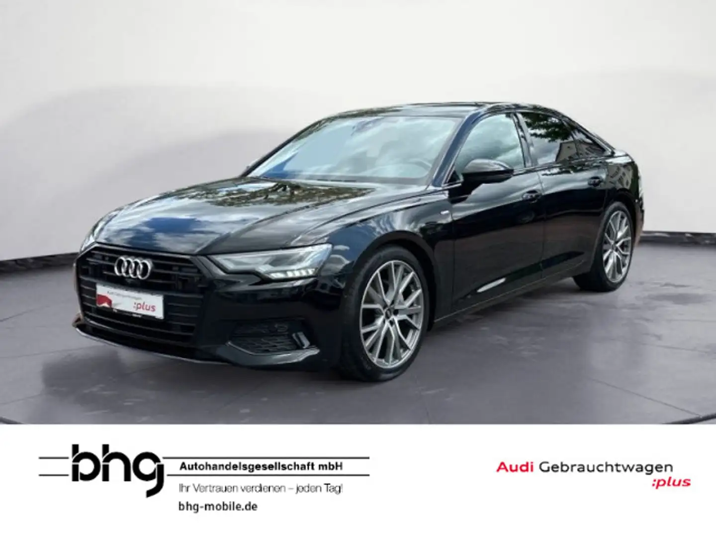 Audi A6 40 TDI S-line LED/AHK/B&O/Kamera/As Zwart - 1