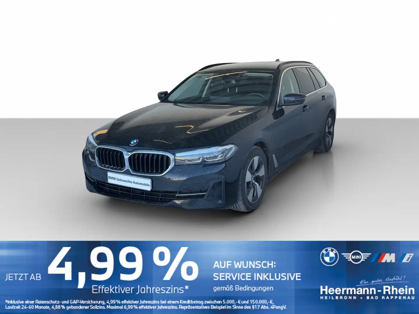 BMW 520 dA Tour. Business LiveCock.AHK.LED.ParkAss. Schwarz - 2