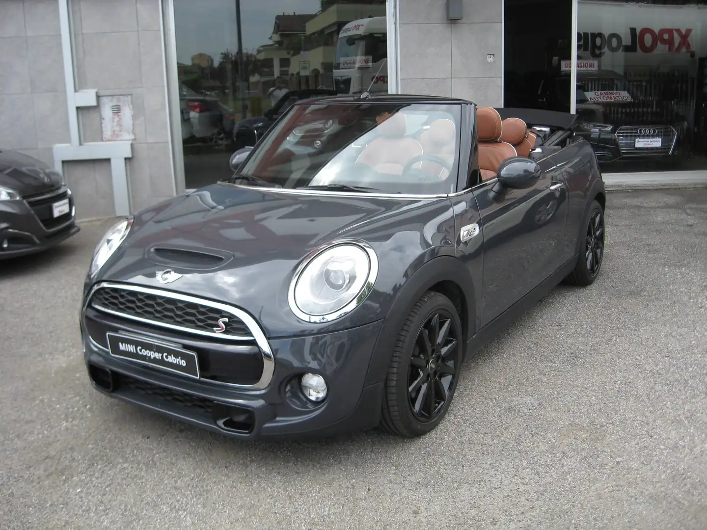 MINI Cooper S Cabrio Hype automatic+pelle+navi +bi-xenon SOLO KM 52000 Grigio - 1