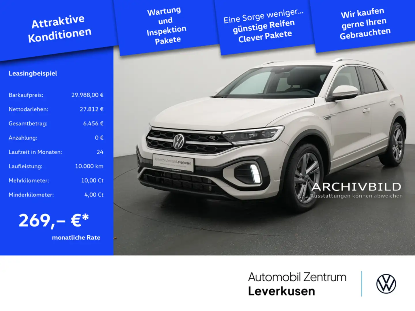 Volkswagen T-Roc R-Line 4Motion DSG ACC VIRT CARPLAY SHZ Grau - 1