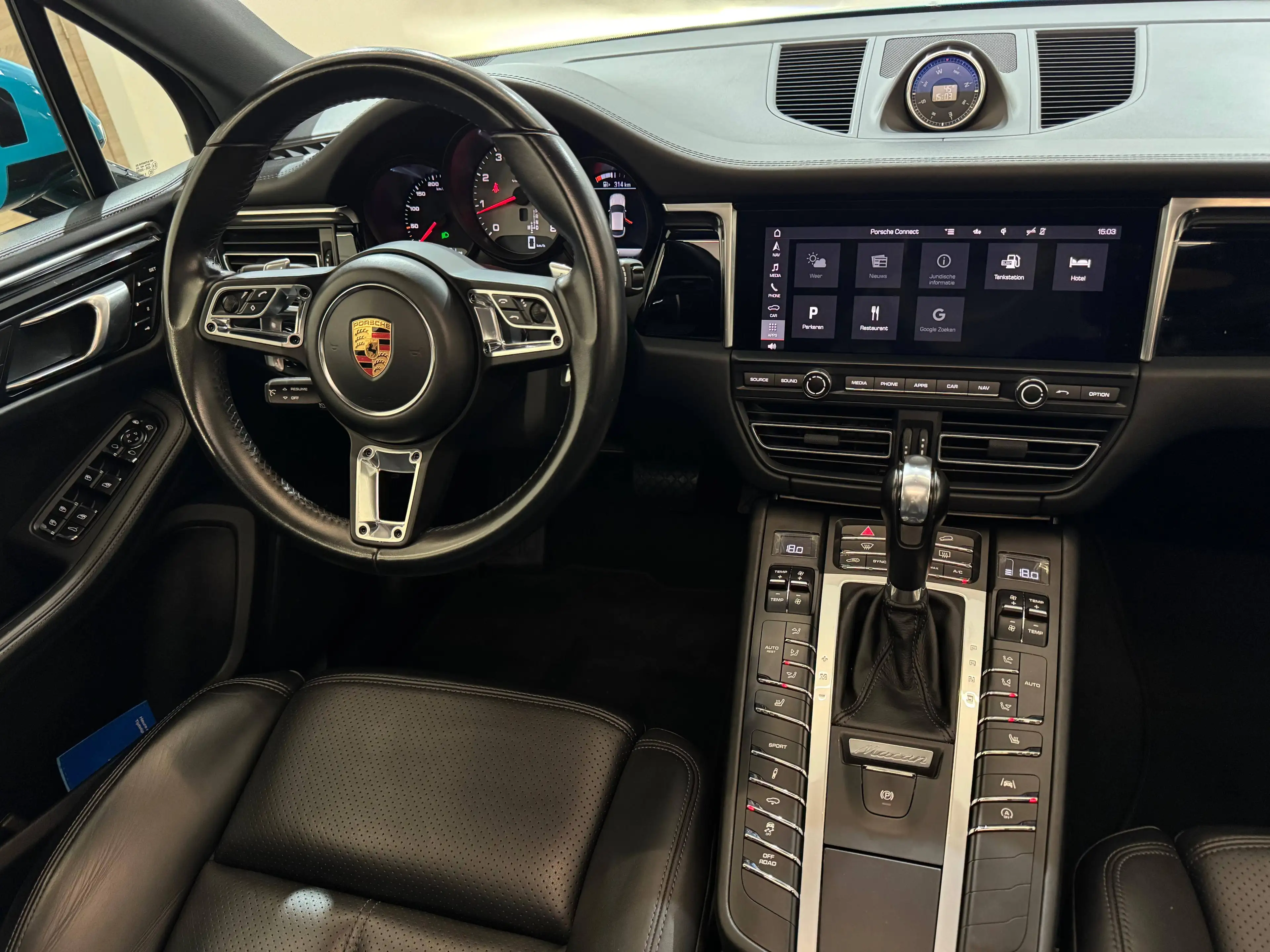 Porsche Macan S 3.0 V6 BiTurbo– Miami Blue / Pano / SportDesign / Luchtvering / BOSE / 21” — photo 13