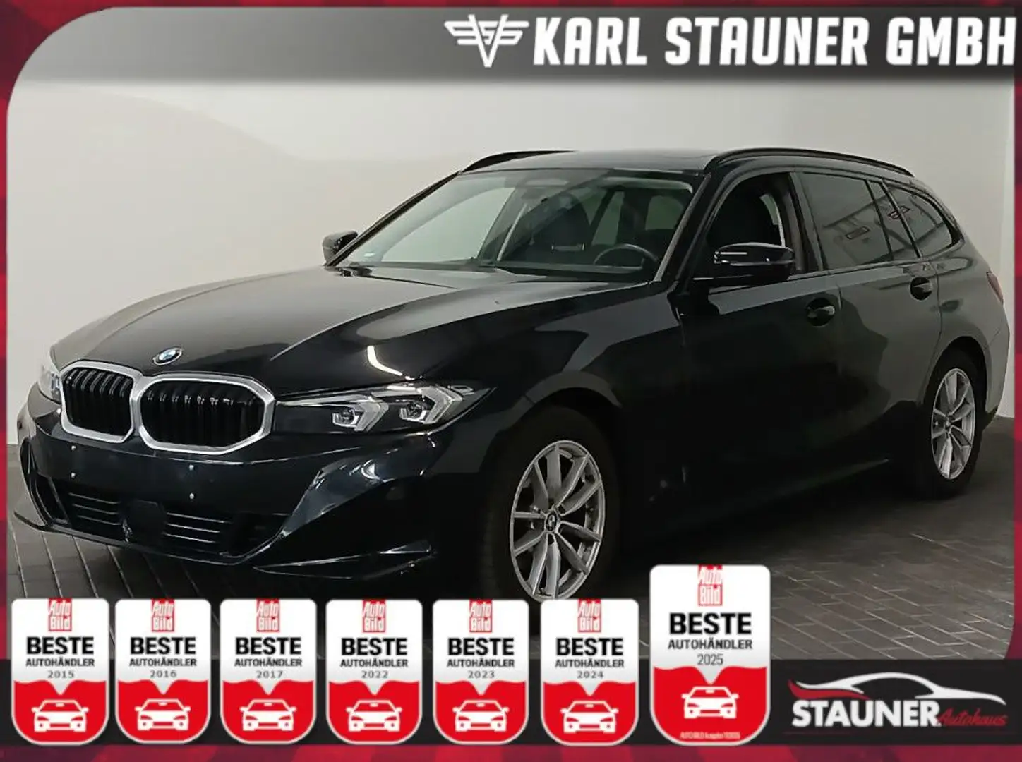 BMW 320 d Touring xDrive PANO ABSTANDSTEMP Nero - 1