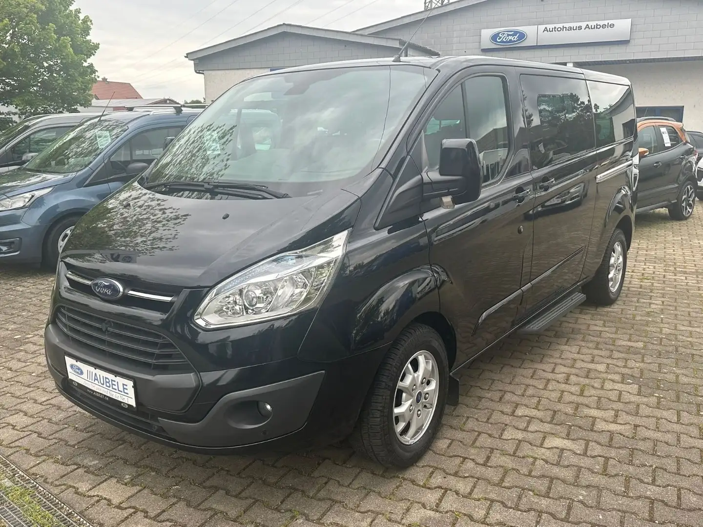 Ford Tourneo Custom ; LEDER; 2-ZONEN-KLIMA; El. SITZE; Zwart - 1
