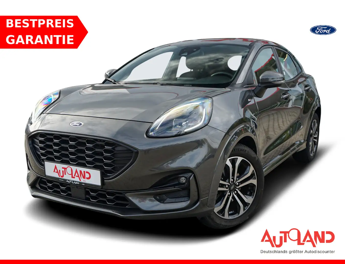 Ford Puma 1.0 M-Hybrid ST-Line LED Navi Android Apple Grau - 1