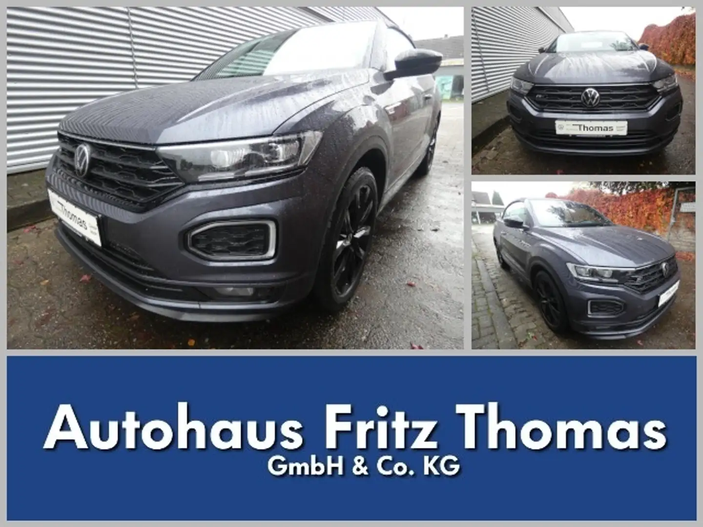 Volkswagen T-Roc Cabriolet 1.5 TSI R-Line LED Navi SHZ PDC Klima Schwarz - 1