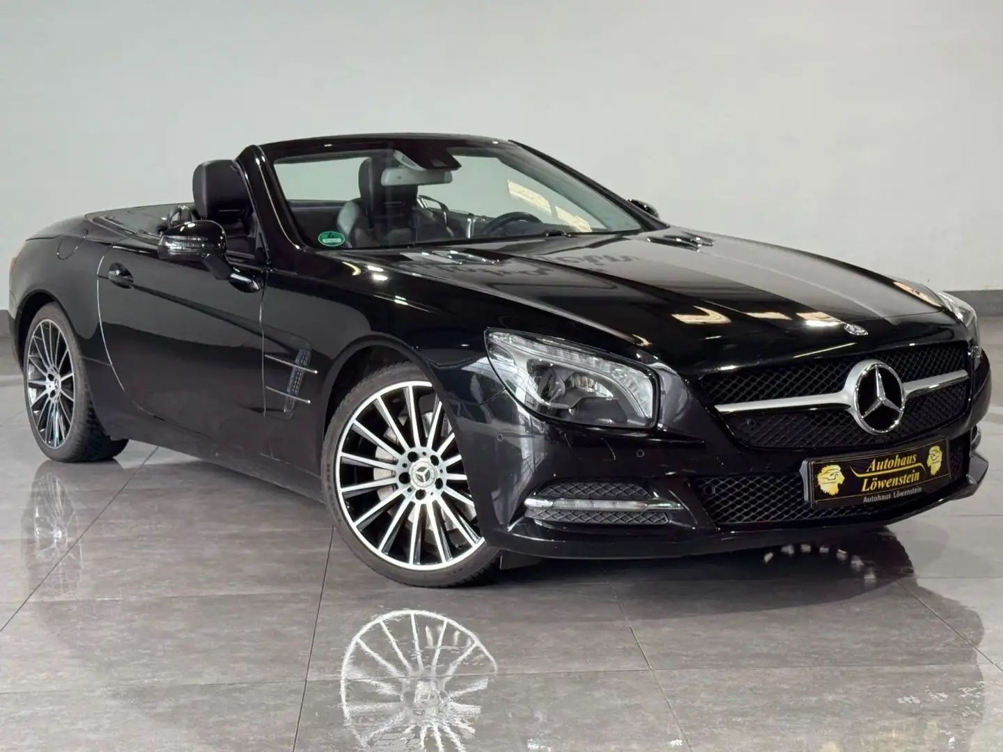 Mercedes-Benz SLR SL 350 Cabrio*XENON*LED*PDC-KAMERA*H/K*DEUTSCH* Siyah - 2