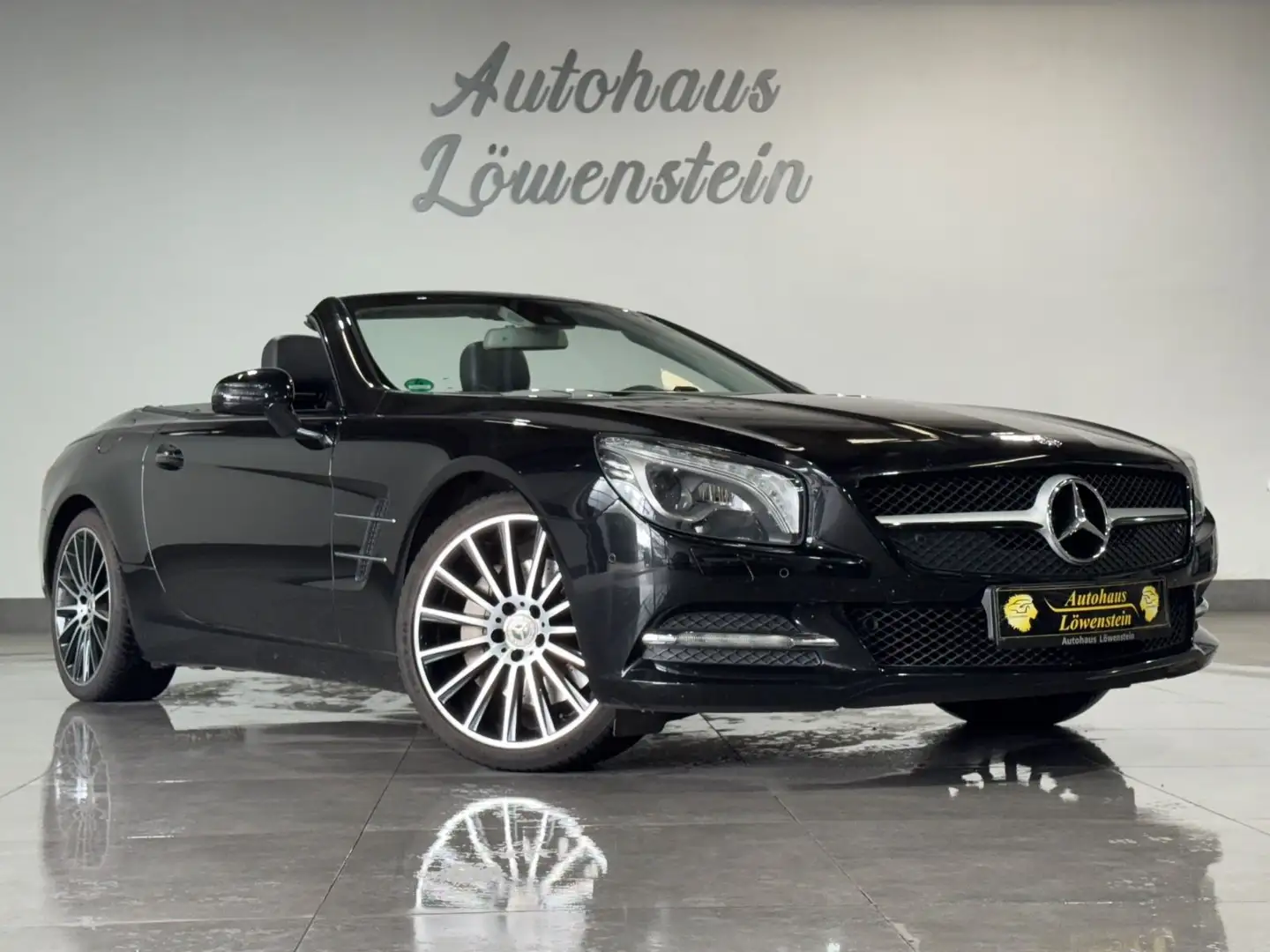 Mercedes-Benz SLR SL 350 Cabrio*XENON*LED*PDC-KAMERA*H/K*DEUTSCH* Siyah - 1