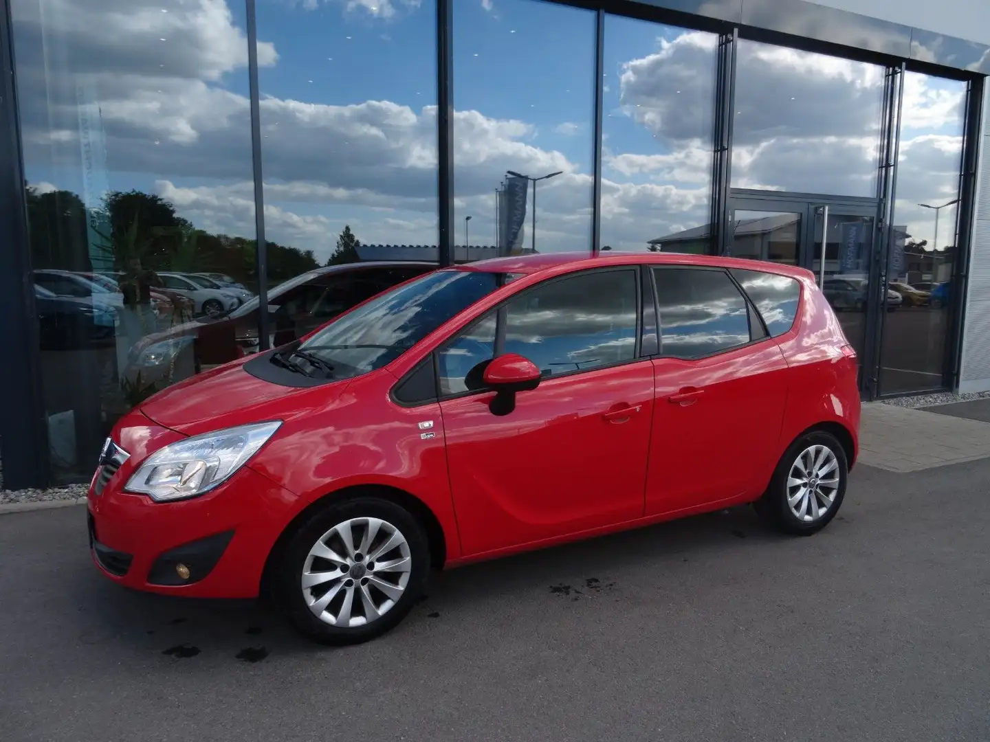 Opel Meriva B 150 Jahre Opel, Klima, SHZ, LMF, AHK Rot - 2