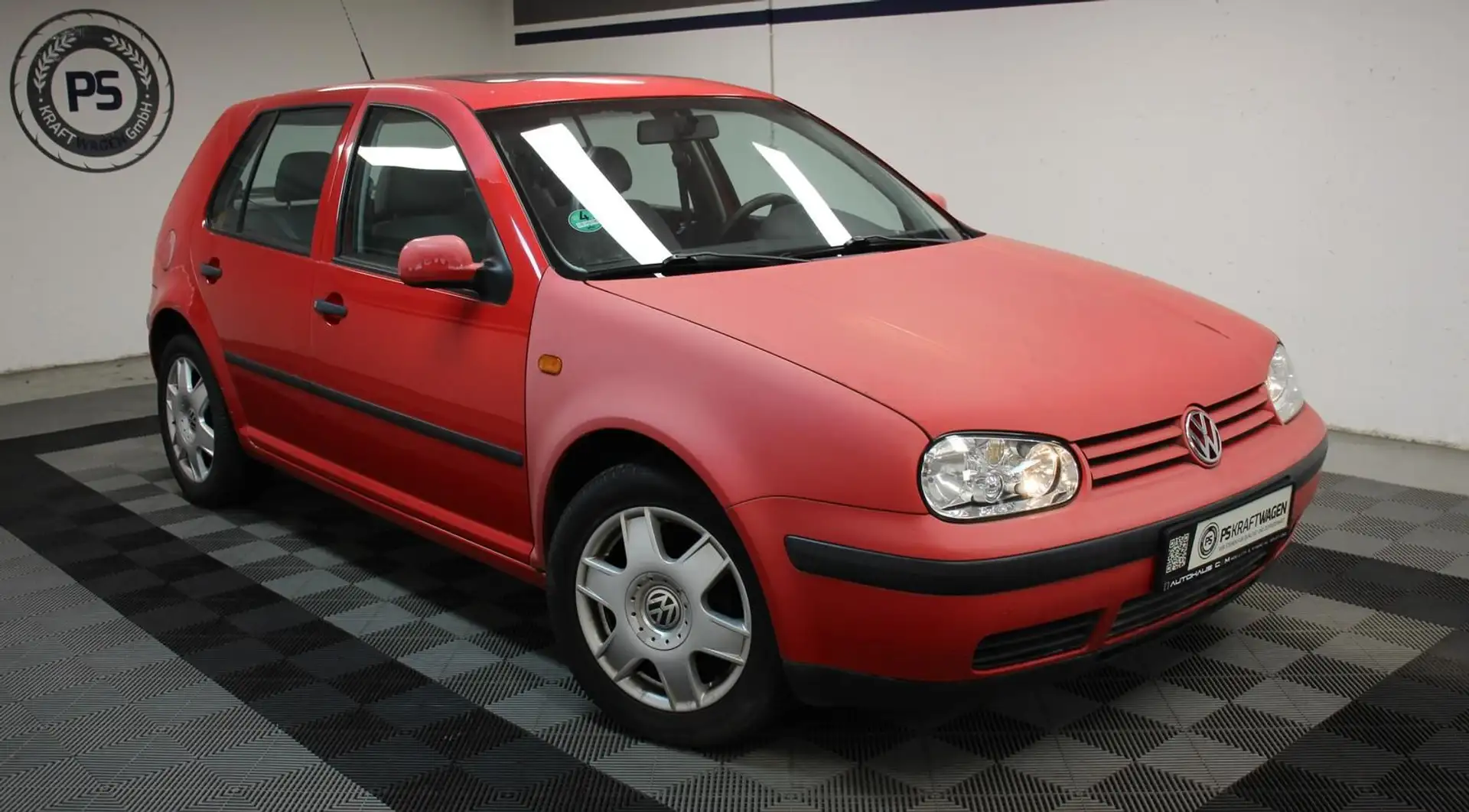 Volkswagen Golf IV 1.4 TSI SCHIEBEDACH 62TKM 5-TÜRIG ALU Rood - 2