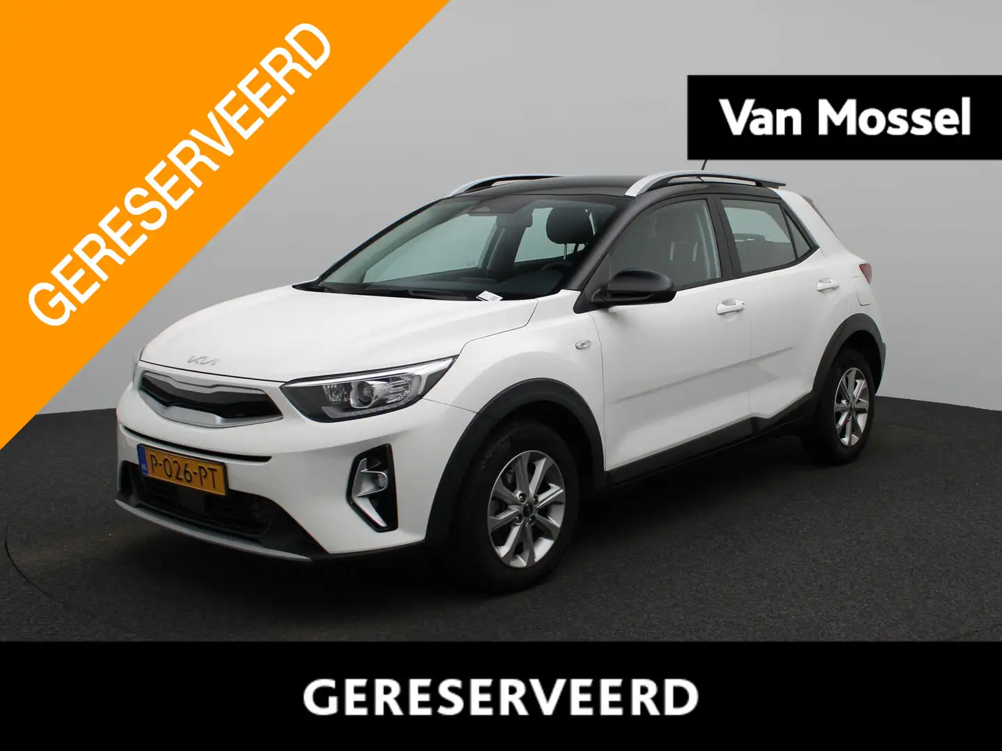 Kia Stonic 1.0 T-GDi MHEV DynamicLine | AIRCO | APPLE CARPLAY Blanc - 1