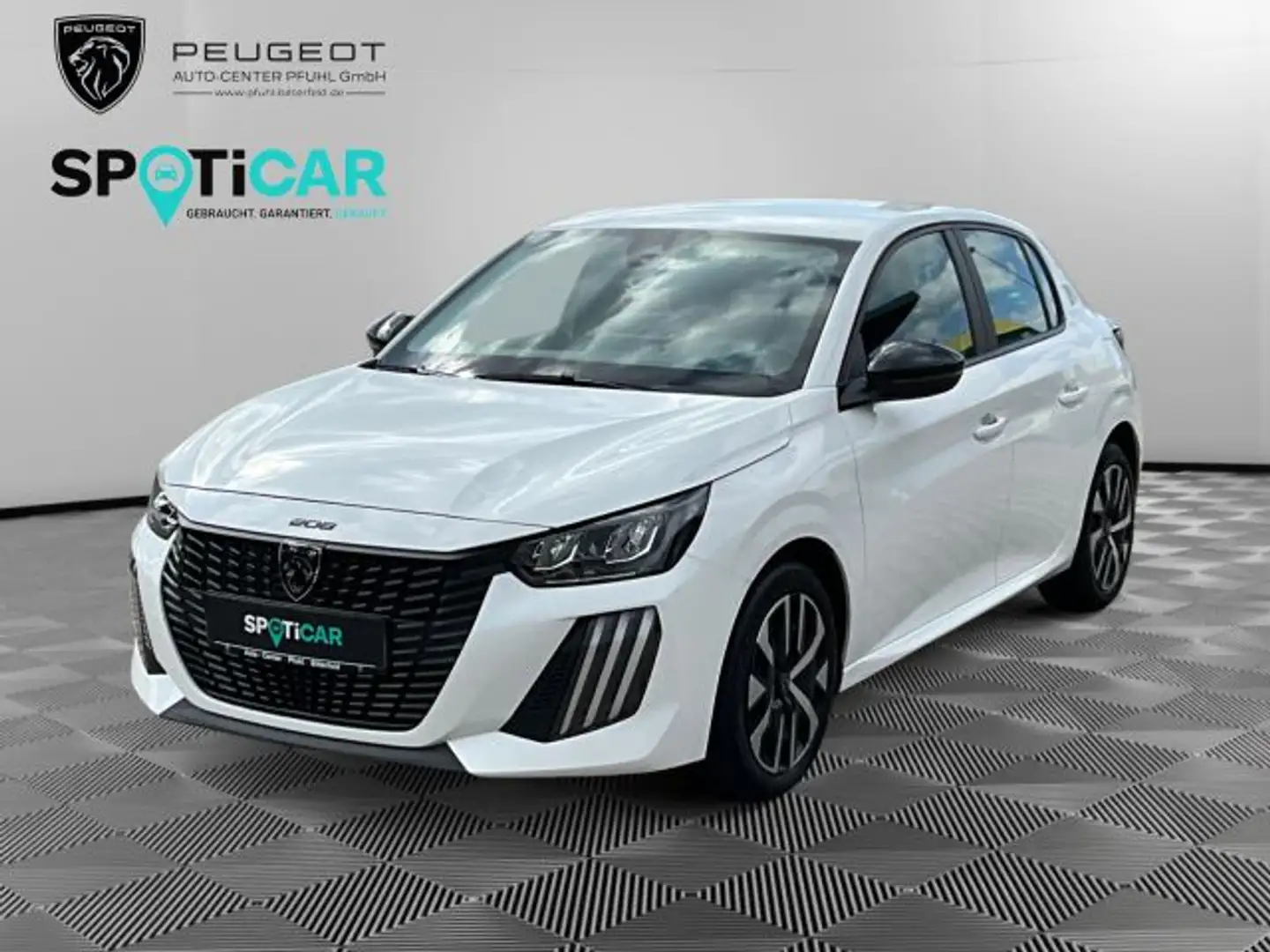 Peugeot 208 PureTech 75 Active Blanc - 1