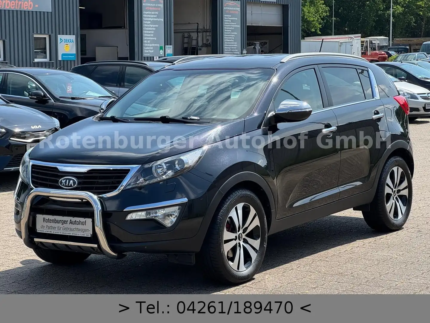 Kia Sportage 2.0*SPIRIT*AUTOMATIK*LEDER*NAVI*TÜV NEU Schwarz - 2
