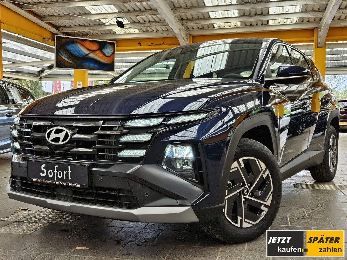 Hyundai TUCSON T-GDI Comfort Navi Kamera viel Sicherheit Blauw - 1