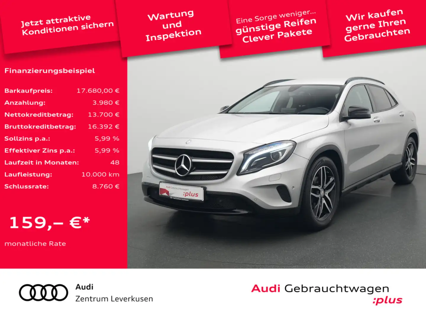 Mercedes-Benz GLA 180 Urban KAMERA NAVI XENON PTS SHZ KLIMA Schwarz - 1