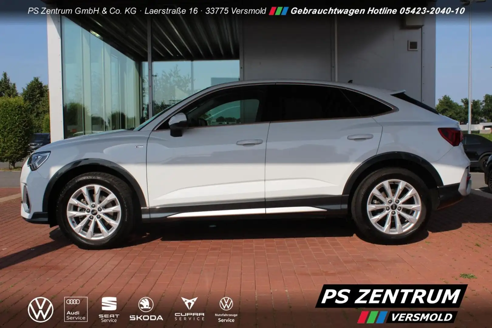 Audi Q3 Sportback 35 1.5 TFSI S-tronic S line eHECK CAM Weiß - 2