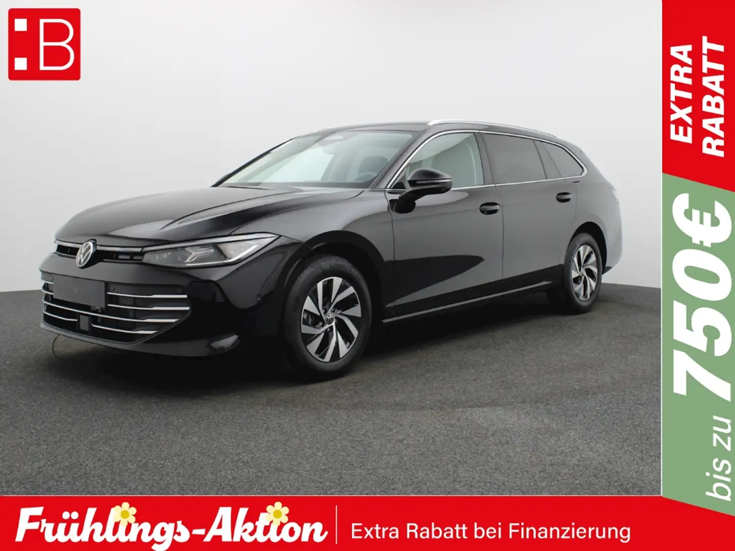 Volkswagen Passat 1.5 eTSI DSG Business inkl. WKR AHK INTERIEURPAKET Schwarz - 1