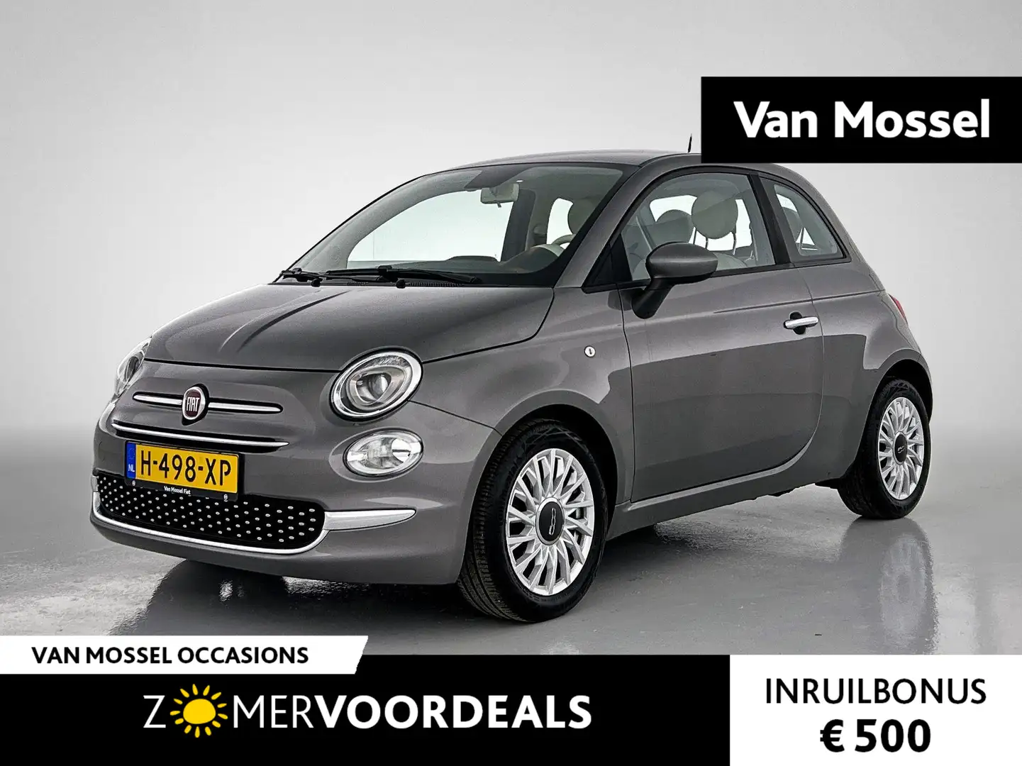 Fiat 500 1.0 Hybrid Lounge | Navigatie | Cruise Controle | Gris - 1