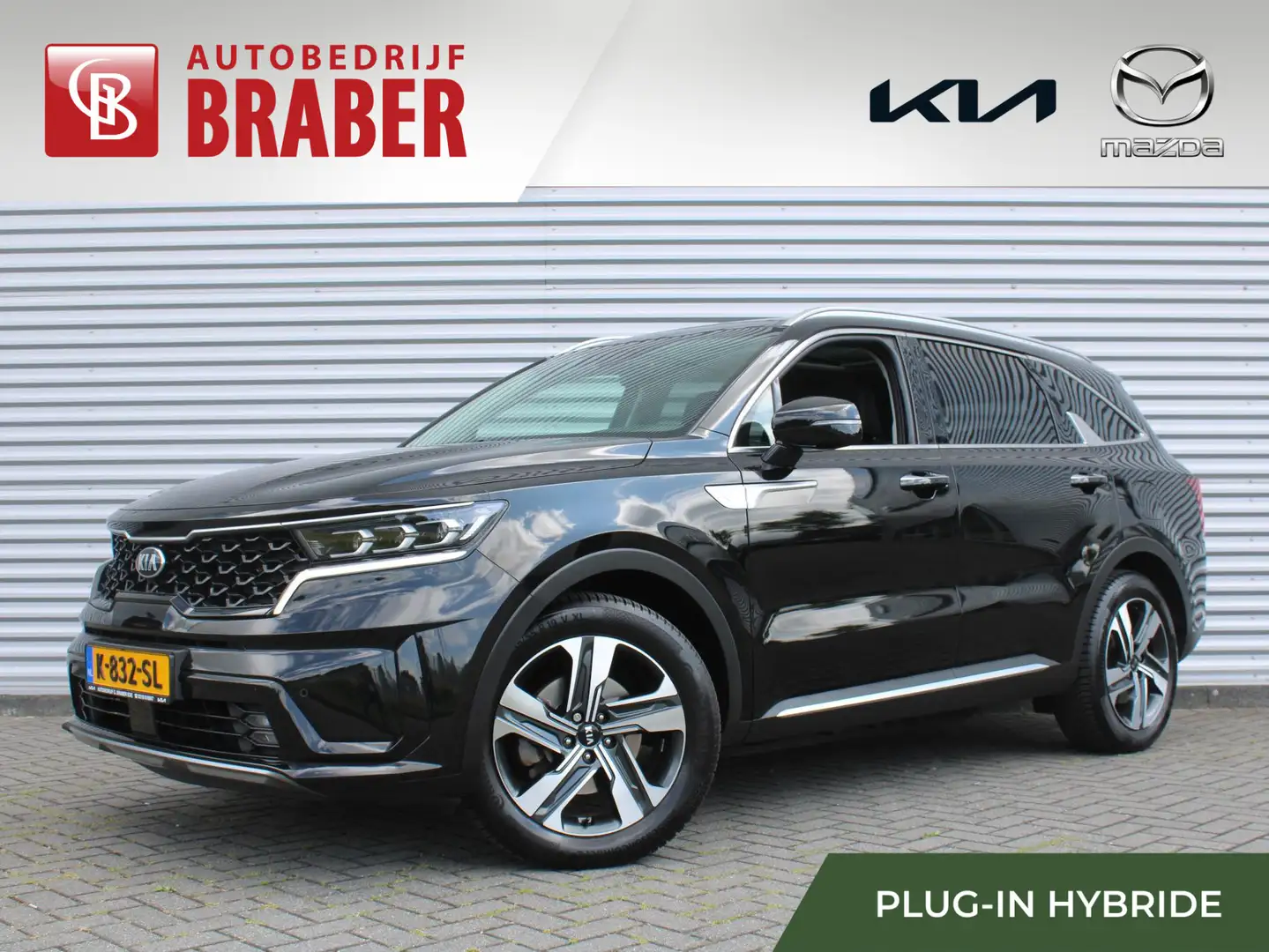 Kia Sorento 1.6 T-GDI Plug-in Hybrid 4WD DynamicPlusLine 7p. | Zwart - 1