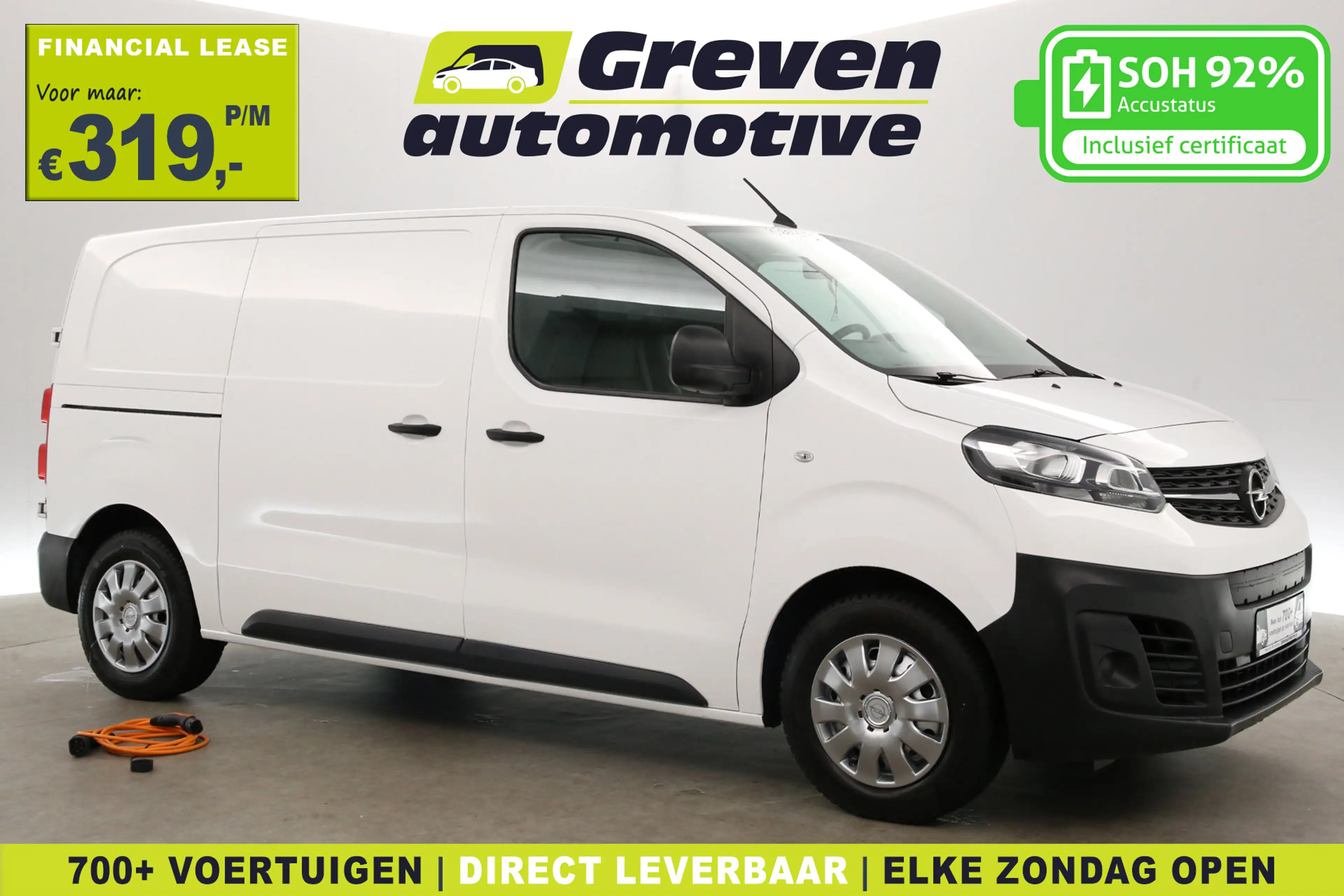 Opel Vivaro-e 50 kWh L2H1 | Snelladen | SOH 92% | Airco | Cruise