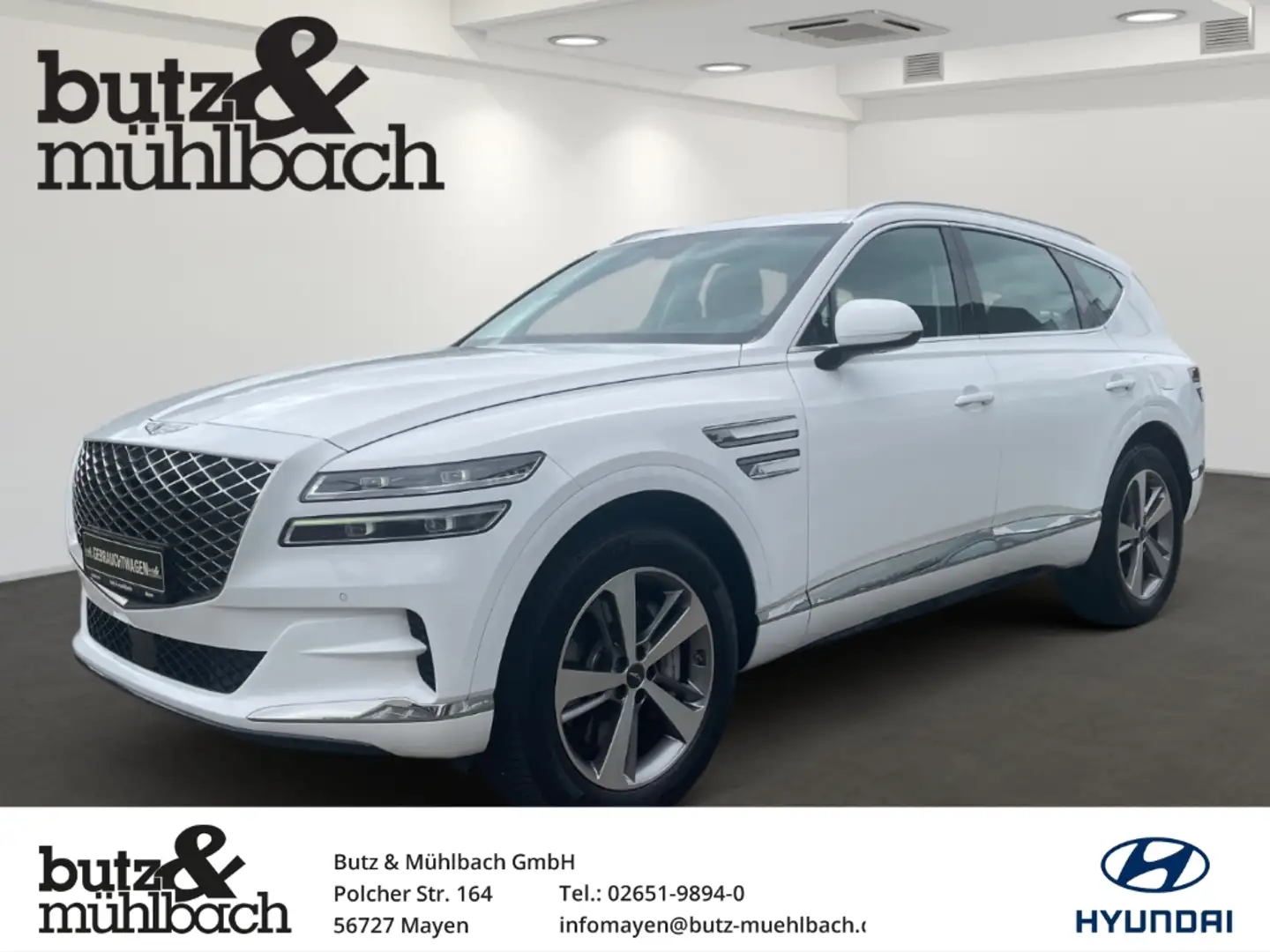 Genesis GV80 Premium 4WD 3.0 D VGT EU6d DPF-MAYEN Weiß - 1
