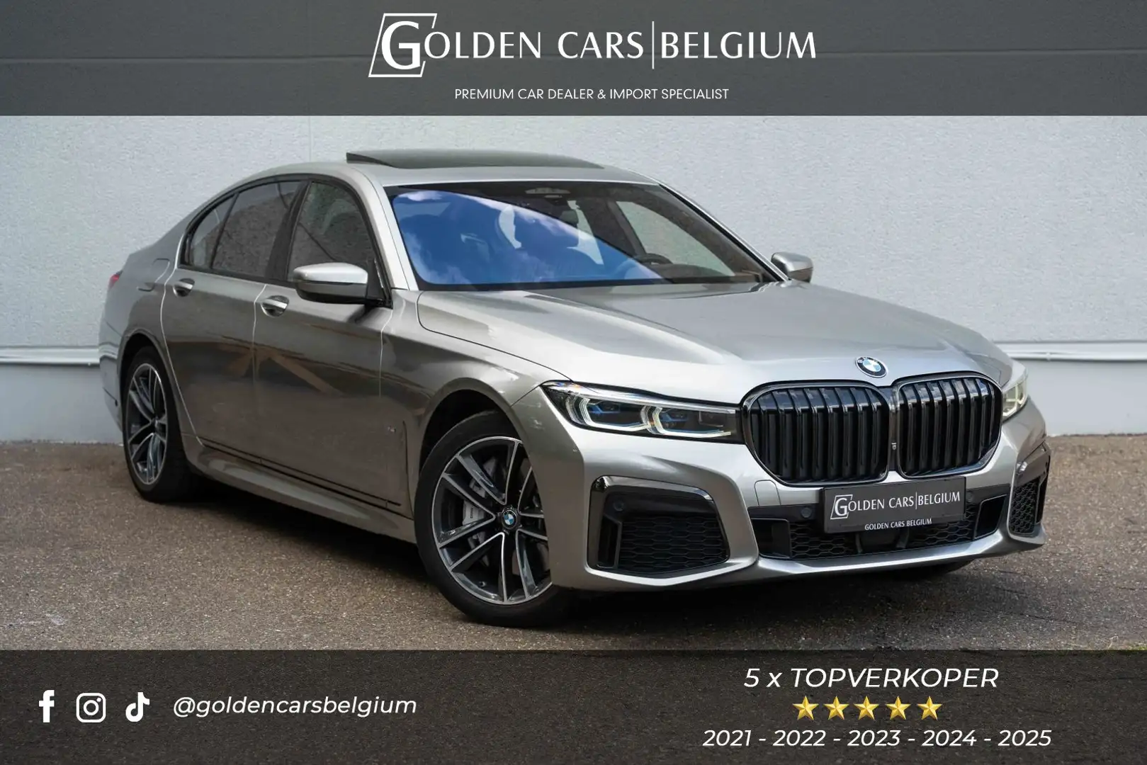 BMW 745 e M-SPORT/OPENDAK/LED/H&K/LUCHTV./ACC/CARPLAY/DAB Gris - 1